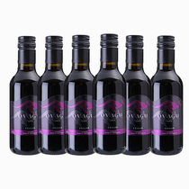 Net red Goliao Yabao wine French original bottle imported dry red Mini small bottle red wine 187ml * 6 pieces