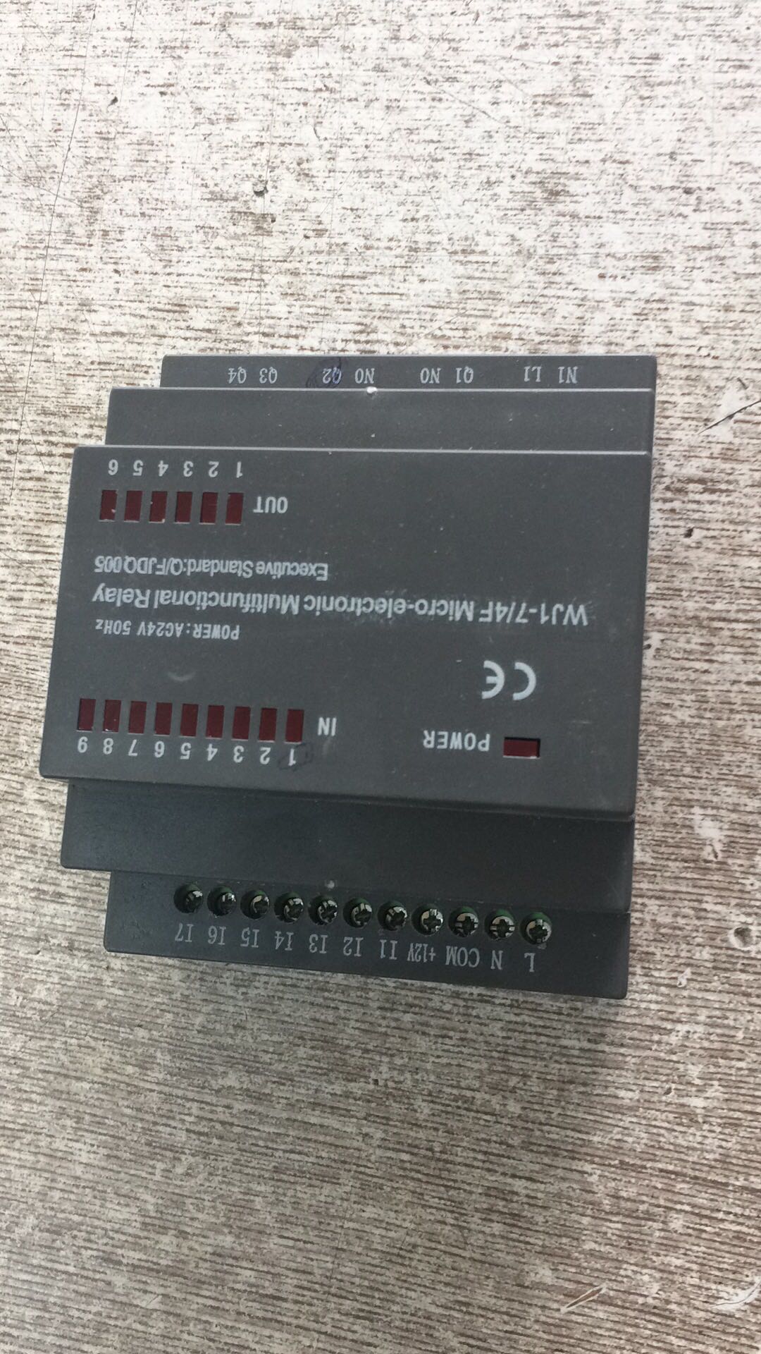 WJ17 4F Micro ele tronic Multifunction Relay