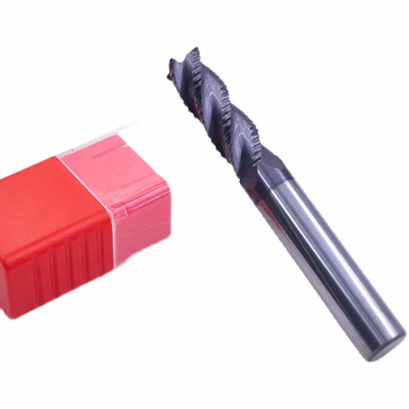 55 degrees tungsten steel coarse leather milling cutter coated alloy knife corrugated vertical milling cutter wave blade flat knife D4-20