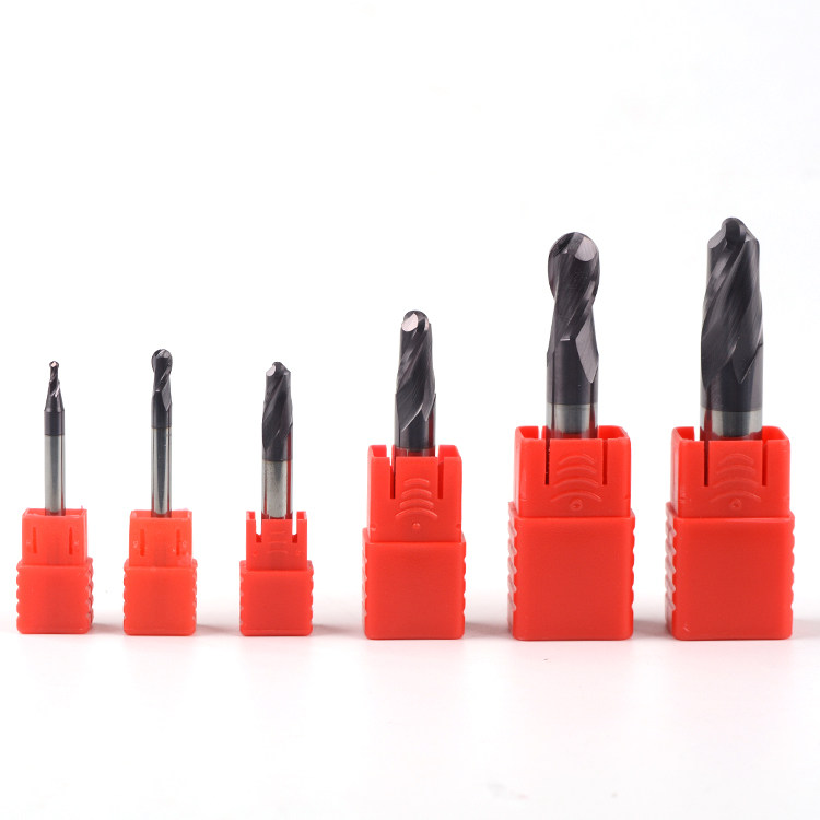 Taiwan HGK 55° tungsten steel ball cutter tungsten steel milling cutter layer milling cutter R0 5-R6 0 standard length