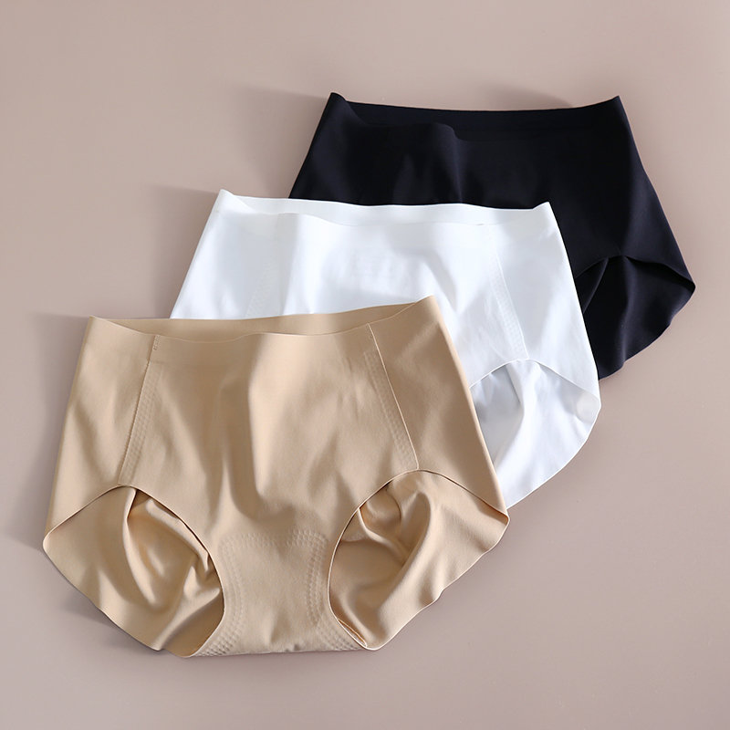 Lady middle waist simple one piece of uncertain invisible high-pop triangle underwear thin