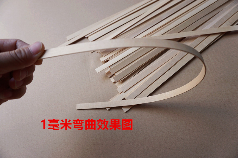 Basswood Solid Wood Flat Wood Strips Handmade DIY Building Model Doll House Furniture Materials Multiple Specifications