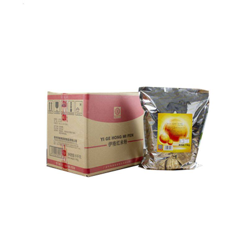 Two Yiygues red rice flour 2 5kg * 4 packs of whole box year rice cake premixed powder gold sand red rice sausage powder Guangdong