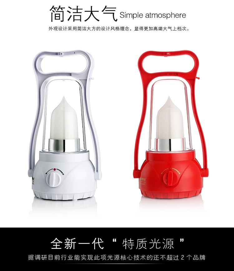 Kang Ming lều đèn cắm trại sạc khẩn cấp nhà cắm trại ngoài trời cắm trại đèn LED chiếu sáng đúc đèn lồng cầm tay đèn pin nitecore