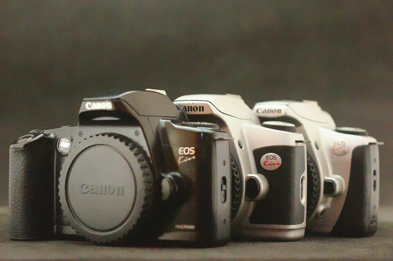 Canon eos kiss series negative camera collection decorative items
