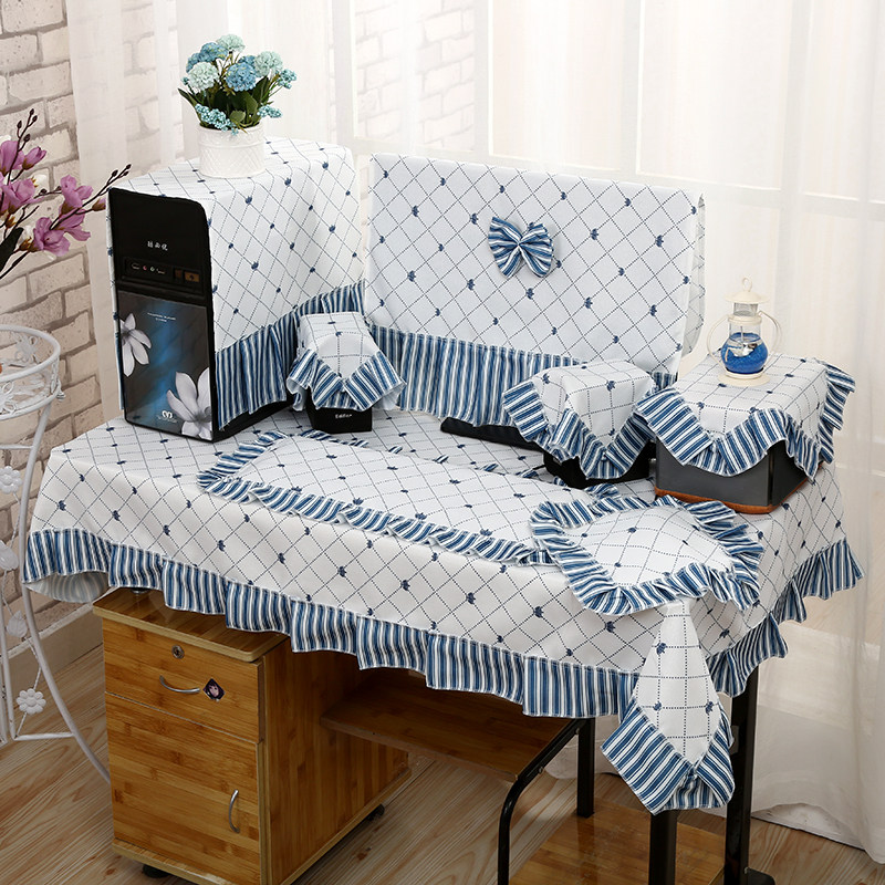 Computer cover Computer dust cover cover Computer cover Desktop all-in-one computer LCD display printer cover cloth