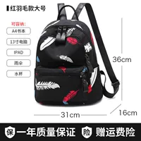 Красные перья большие [13 -Inch Computer, A4/iPad]