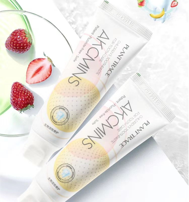 Mifivi Teeth Kids Dental Gel Toothpaste can swallow the fruit flavor of the anti-moth replacement period for 1-12 years old