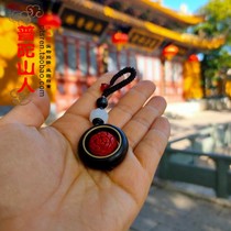 Putuo Mountain Monastery Overpass Incense Stove Key Buttu Vin gift accessories car bag handmade six words true and safe and rich