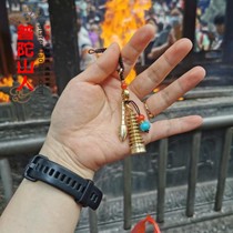 Putuo Mountain over the incense burner k light key ring pen Wenchang Tower step by step high gold list Title high test smooth