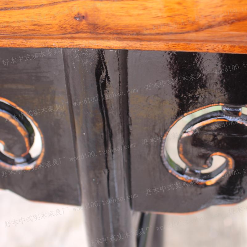 Bàn hiên gỗ nguyên khối kiểu mới của Trung Quốc Bàn sách tối giản hiện đại table Bàn cổ trường hợp kiểu Ming một số đồ nội thất Zen - Bàn / Bàn bàn gỗ me tây nguyên tấm