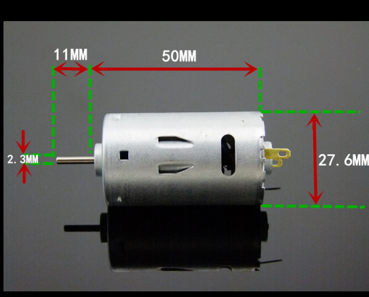 390 large torque motor small electric drill motor 12V 10000 turn strong magnetic carbon brush high speed motor