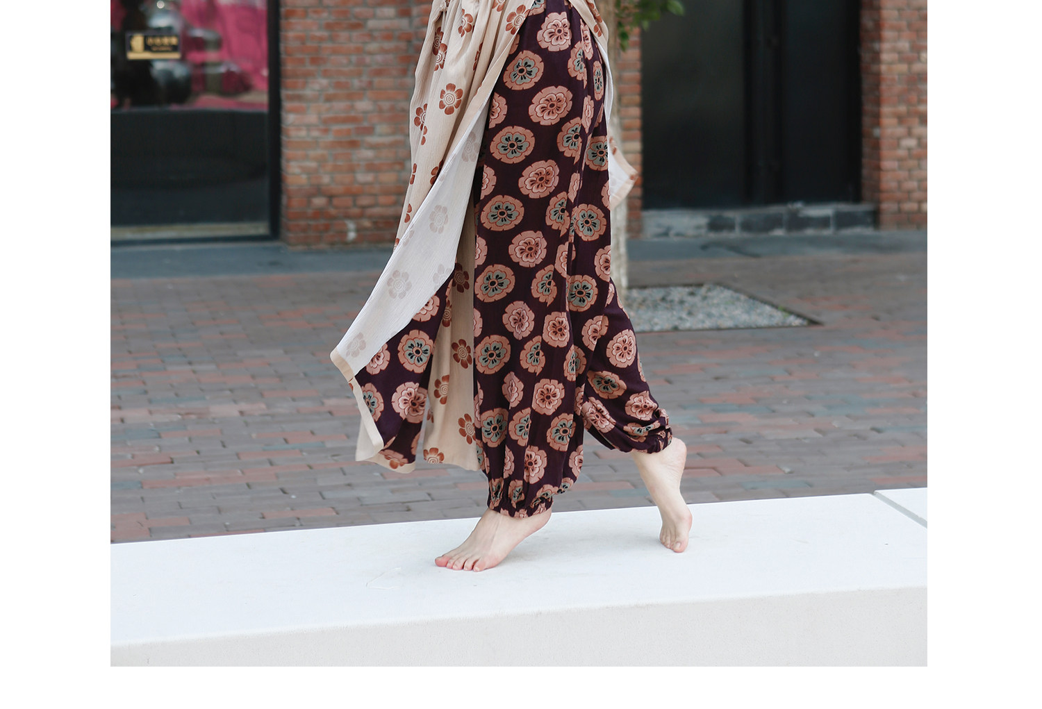 Китайцы одежда наборы 谜阿凰花临唐制圆领袍阔腿裤唐风汉元素汉服原创国风高端女装汉服