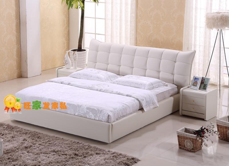 giường ngủ da Da đen 1,8 1,5 Thạc sĩ đúp Phòng ngủ giường hôn nhân giường công chúa đơn giản lưu trữ áp lực bơm 3 - Giường giá giường gỗ xoan đào