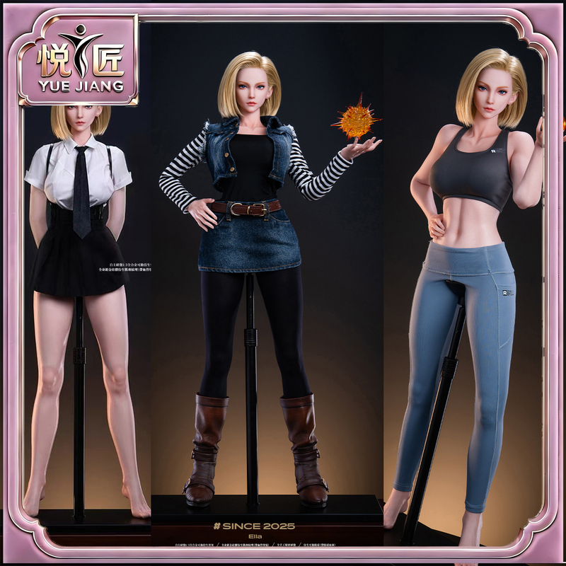In Stock: Yuejiang Humanoid Rak Studio No. 18 Artificial Human Silicone Movable Doll, Articulated Action Figure