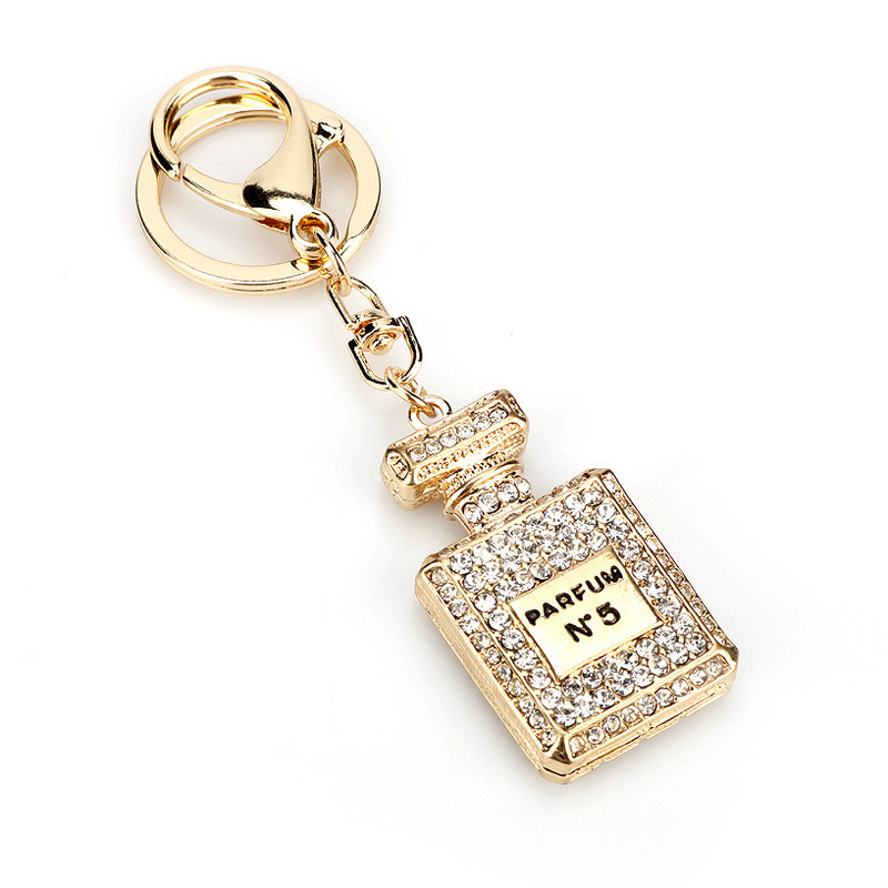 Car Keychain for Women, Korean Cute Cartoon Perfume Bottle, Crystal Rhinestone Creative Keychain, Bag Pendant Accessory Car Keychain for Women, Korean Cute Cartoon Perfume Bottle, Crystal Rhinestone Creative Keychain, Bag Pendant Accessory