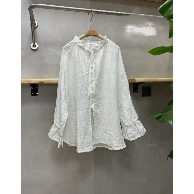 Lace-Up Loose Top Shirt 1137 Lace-Up Loose Top Shirt 1137