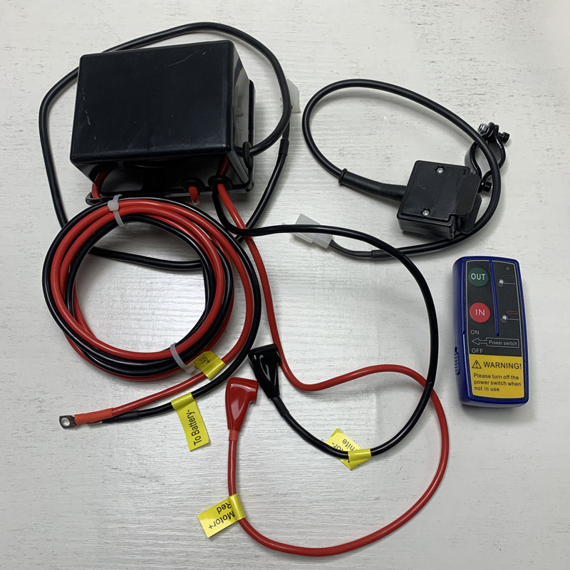 Dingxin 12V2000 pounds 24V3000 pounds 3500 pounds electric winch 120A control box electric control box wireless remote control