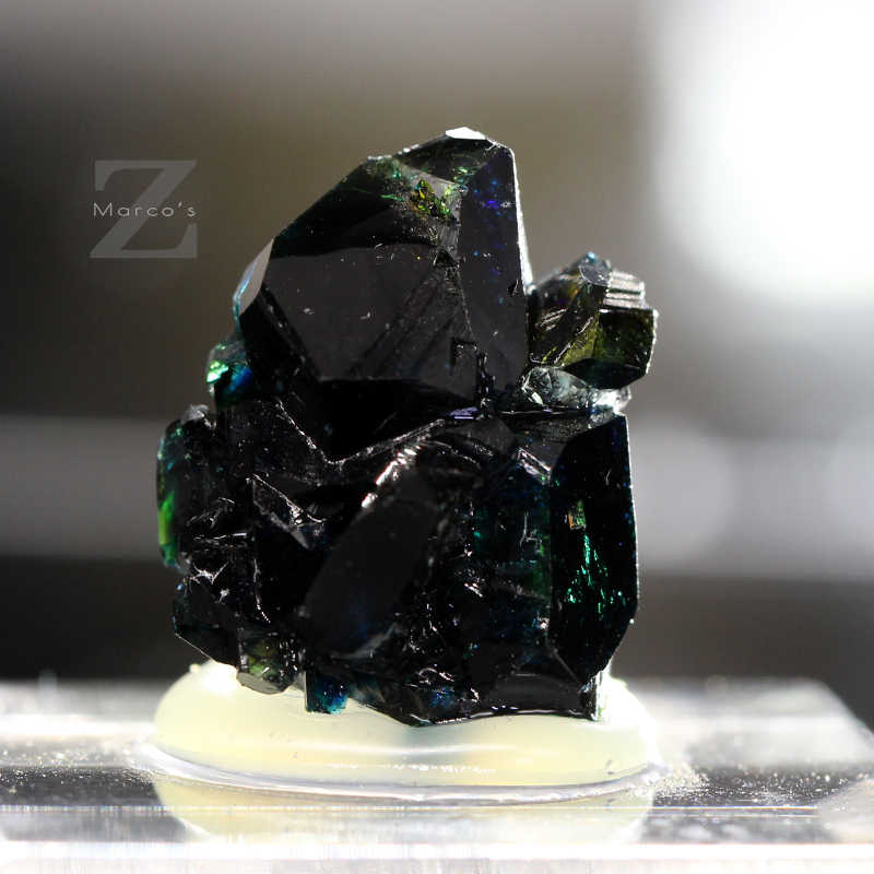天蓝石加拿大lazulite 宝石级稀有宝石矿物标本