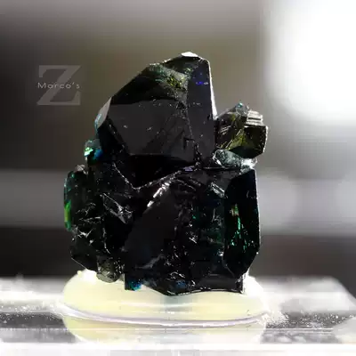 天蓝石加拿大lazulite 宝石级稀有宝石矿物标本