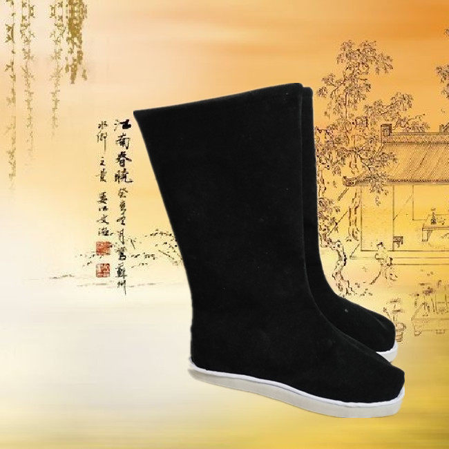 Children's ancient costume ancient Hanfu boots boy cos martial arts Chinese cloth boots shoes opera Jinyi guard officers and soldiers boots