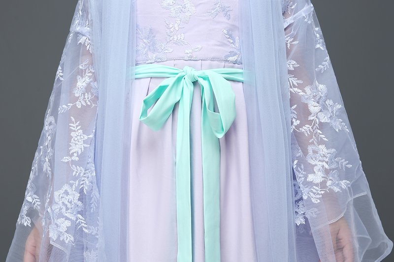 Mới cổ COSplay trang phục trẻ em gái Hanfu công chúa cổ tích cao quý hiếm trang phục guzheng - Trang phục quần áo trẻ em hàn quốc