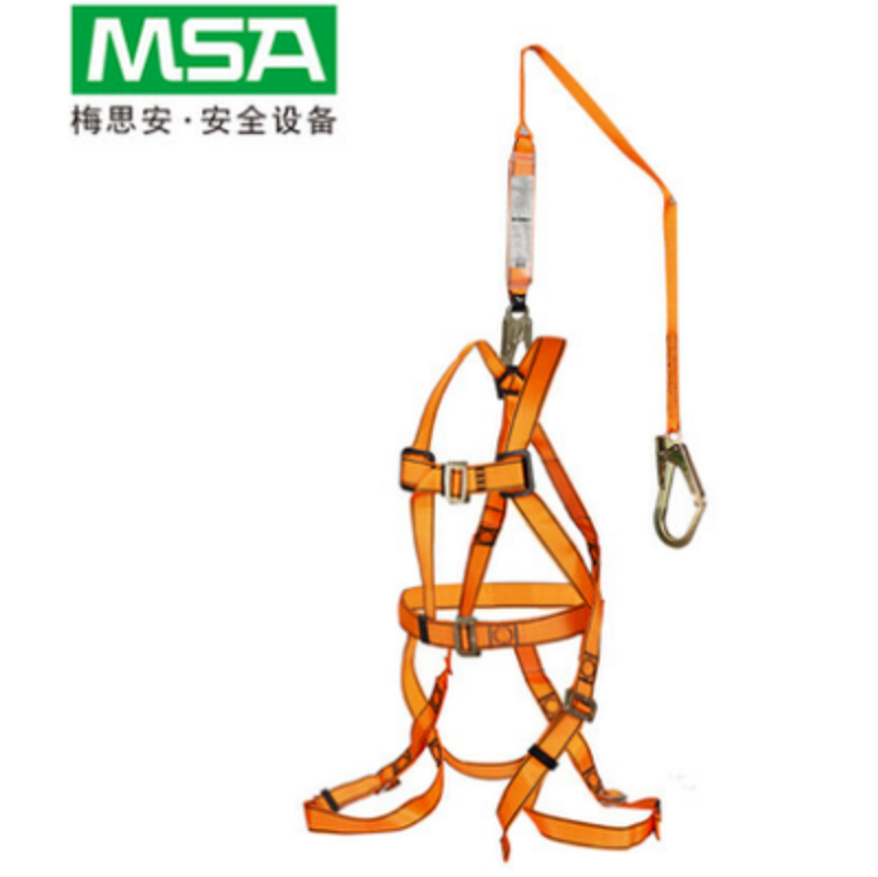 MSA Merthian 10129290 light riding star full body seat belt suction shock rope back D type ring in the back D