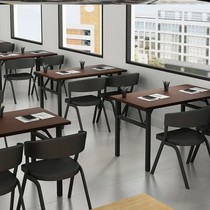 Long foldable table conference room office home simple rental training table rectangular simple computer desk