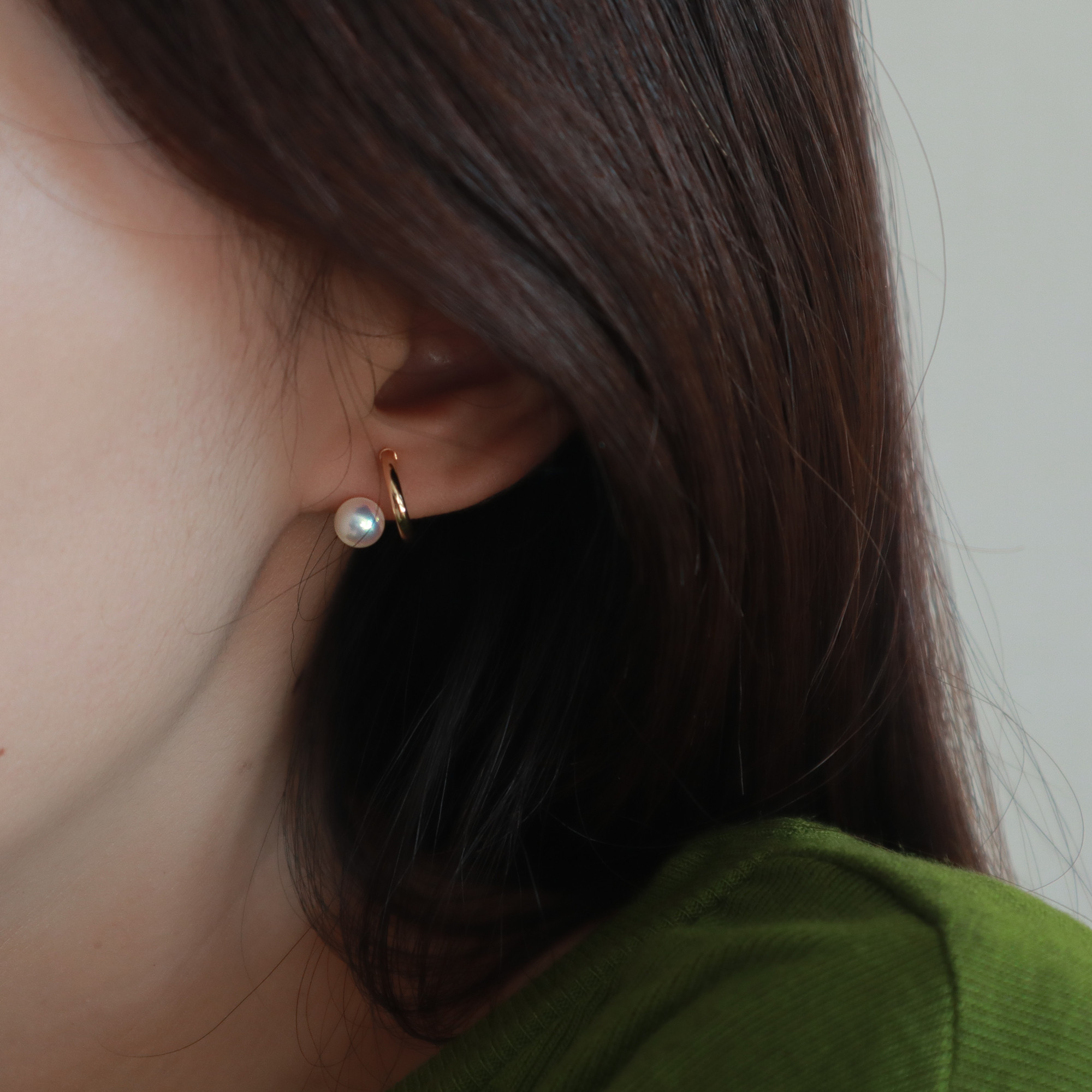 Wang Fried Series gentle and powdered pearl ear clamp ear bone silicone mosquito incense plate ear clamp without pain