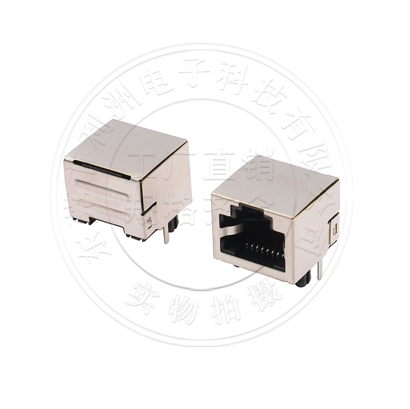 RJ45网络插座无灯无弹的秘密：揭秘卧式90度接插件的隐藏魅力！-有线通信-淘宝百科网