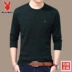 Cửa hàng Playboy chính thức mùa thu dài tay đan áo thun nam tròn cổ Slim áo sơ mi nam từ bi áo thun unisex Áo phông dài