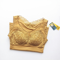 Sie Silk Flexible Feeling Lace Mesh Yarn Winter Plus Suede Bra Warm Vest Fever Fiber No Steel Ring Underwear 21803