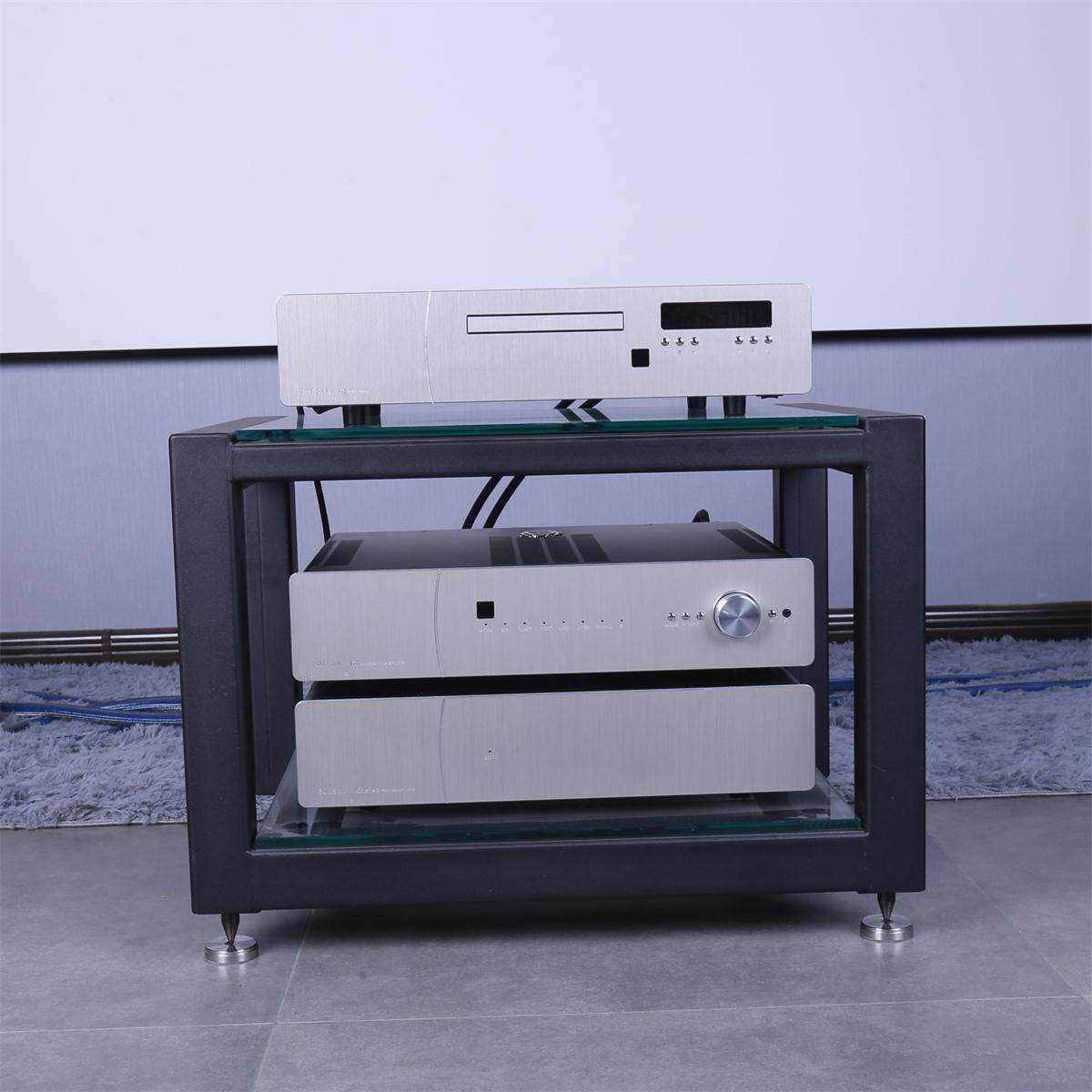 Xiaotian Seiko Reengrave America's T-Shelf Real Power Amplifier CD Machine Decoder Audio-visual Enclosure Rack Bier than Mei Fan Tianchen