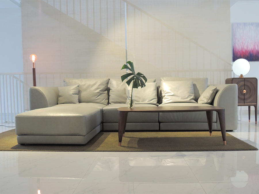 AMY 榏 nội thất magiê 臻 sofa căn hộ nhỏ Bắc Âu hiện đại tối giản vải sofa sofa da - Đồ nội thất thiết kế ghế ngồi