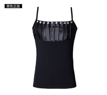Spring sleeveless camisole women's top stretch cotton modal bottoming shirt short slim Joker white