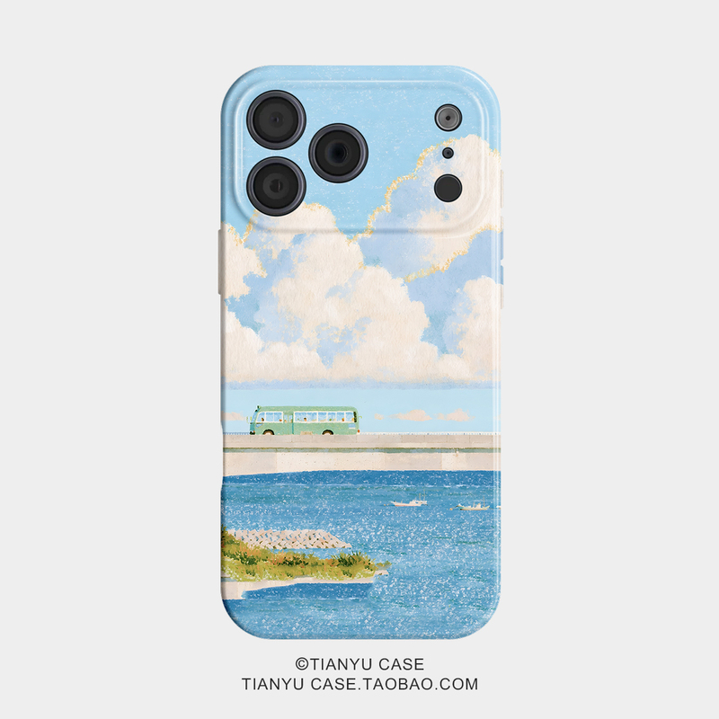 Beach Bus Healing Fresh Style Suitable for iPhone 18 Pro Max Phone Case 17 Pro Huawei Pura 70 Xiaomi 15 Honor X50 Redmi K80 Niche Vivo X200 Oneplus Ace5 Beach Bus Healing Fresh Style Suitable for iPhone 18 Pro Max Phone Case 17 Pro Huawei Pura 70 Xiaomi 15 Honor X50 Redmi K80 Niche Vivo X200 Oneplus Ace5