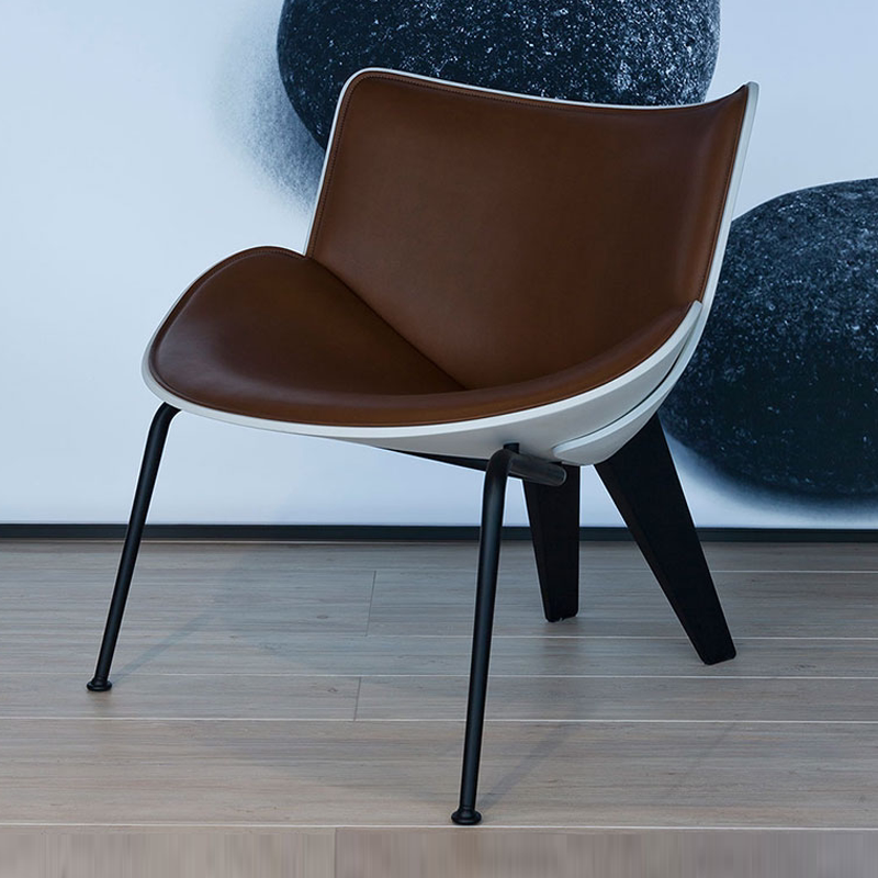 Single Sofa Chair Nordic Glass Fiber Cosy Chair Zongzi Chair Shell Chair Hotel Office Decent Board Room Home Seat