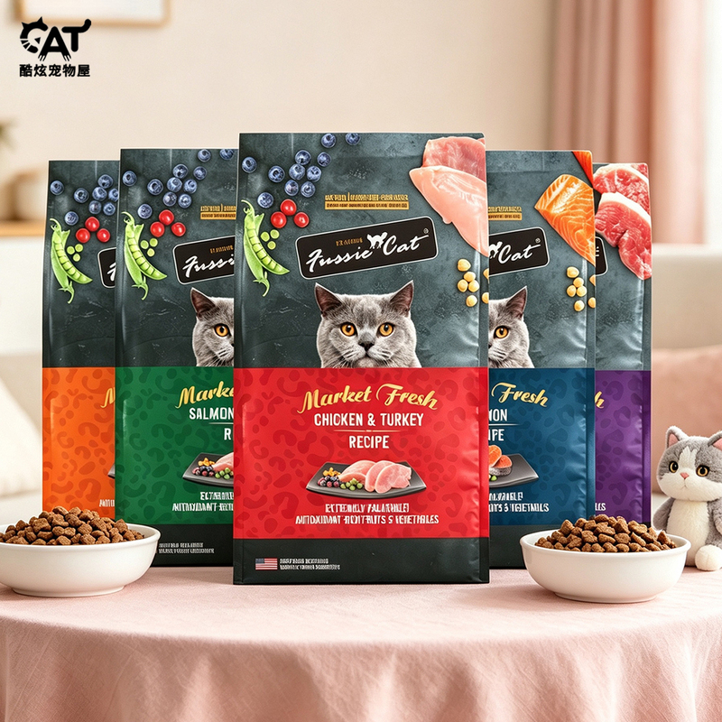 American Fussiecat Zhuoli Grain-Free Whole Cat Food High Protein Chicken Turkey Duck Meat Cat Main Food American Fussiecat Zhuoli Grain-Free Whole Cat Food High Protein Chicken Turkey Duck Meat Cat Main Food