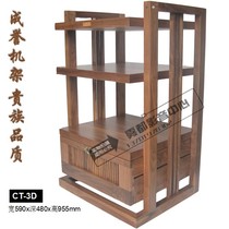 Reputable solid wood sound rack with drawer single three-layer CT-3D speaker cabinet power amplifier rack hifi equipment rack