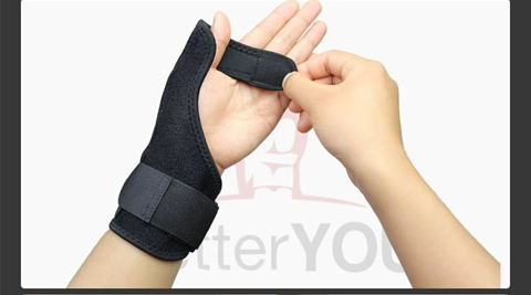 Ngón tay cái găng tay cổ tay bong gân cổ tay bóng rổ thể thao lòng bàn tay gân vỏ chuột bảo vệ tay nam và nữ - Dụng cụ thể thao