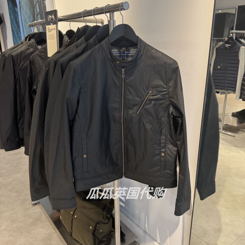 Belstaff Jacket 25Ss New Men's Classic Style Stand Collar Zipper Jacket 8/17 Belstaff Jacket 25Ss New Men's Classic Style Stand Collar Zipper Jacket 8/17