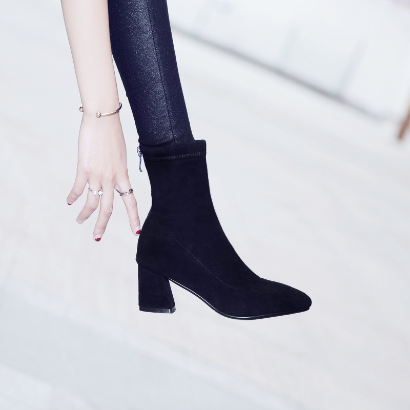 Bottes mi-saison femme YFEITIAN    en TPR  - Ref 3249655 Image 4