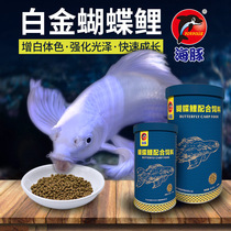 Butterfly lithium special growth feed butterfly lithium fish food fish food ornamental fish feed whitening body White Gold lithium