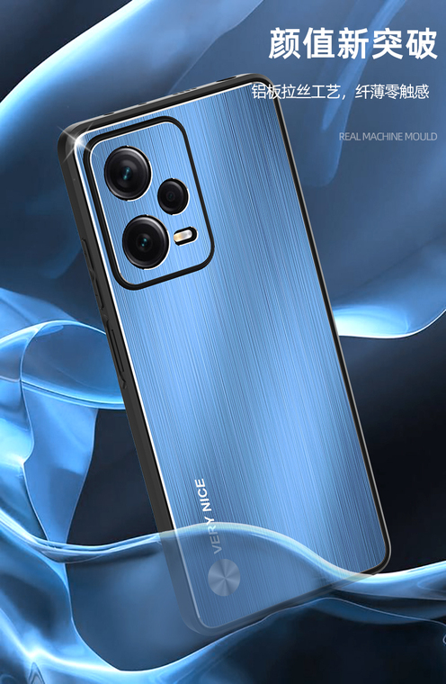 Very Nice Brushed Metal Spider Note 12, Note 12 Pro, Note 12 Pro+ Phone Case