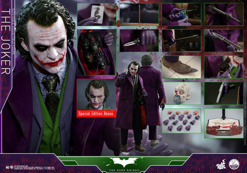 (Shunfeng) Hottoys HT QS010 clown Batman Dark Knight