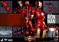 HOTTOYS HT MMS256 MK3 Iron Man Raytheon America Captain