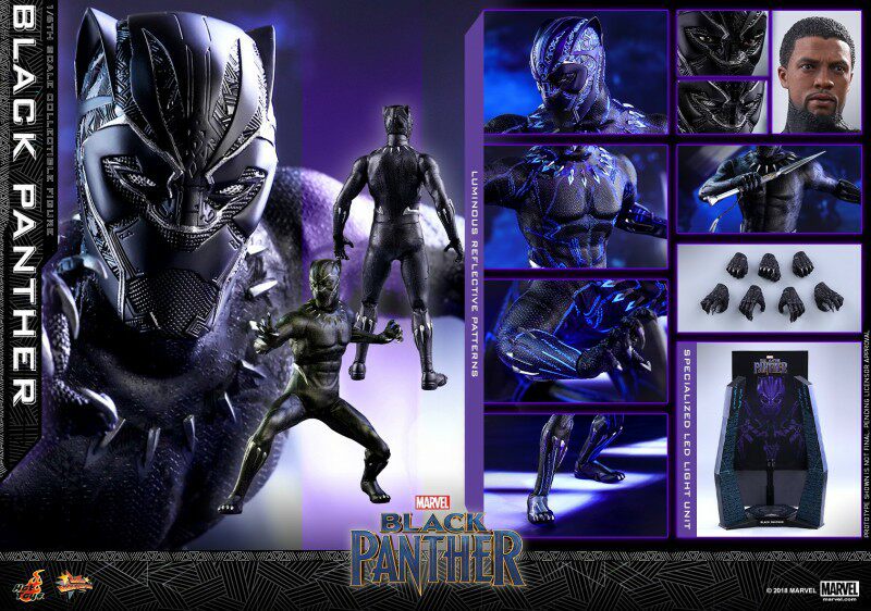 (Shunfeng) Hottoys HT MMS470 Black Panther 2 0 Black Panther