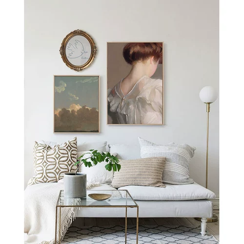 Ретро свежий брендовый комплект, постер, европейский стиль, простой и элегантный дизайн