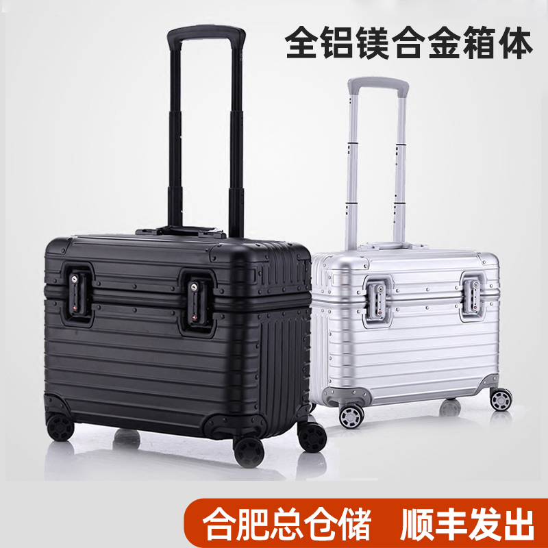 Aluminum-Magnesium Alloy Suitcase, Men's and Women's Travel Suitcase, Photographer's Trolley Case, Camera Case, Boarding Case, Universal Wheel Storage Case