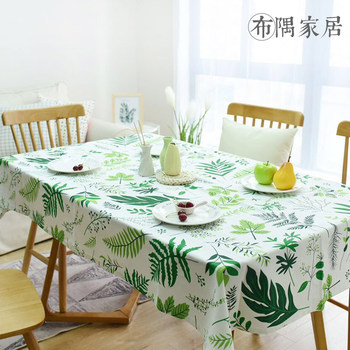 Literary table cloth fabric cotton linen european coffee table cloth thick Literary table cloth fabric cotton linen european coffee table cloth thick